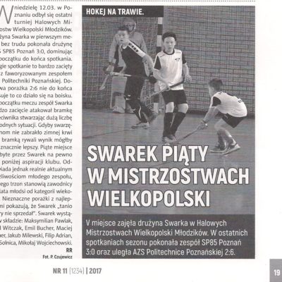 Halowe Mistrzostwa Wielkopolski Młodzików 2017 - turniej finałowy