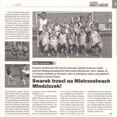Międzywojewódzkie Mistrzostwa Młodziczek 2016